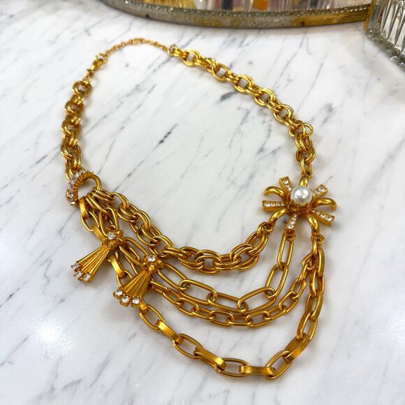 Rare GERARD YOSCA multi strand statement necklace - Picture 10 of 16